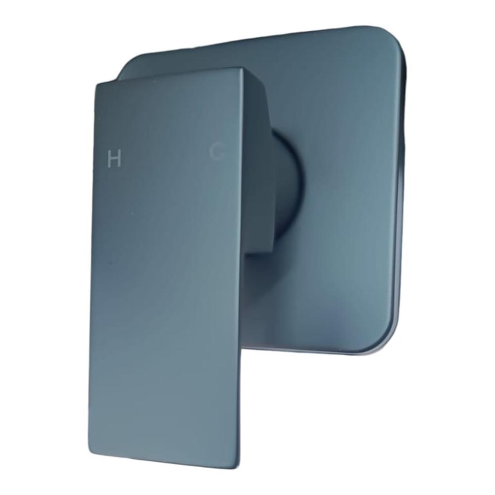 Mezcladora Ducha Monomando Brass y Acero Inoxidable Negro Mate