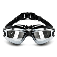 Lentes Natación Protección UV Negro Full HD