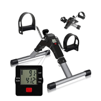 Pedalera Ejercitador Digital Piernas Brazos Plegable Vip