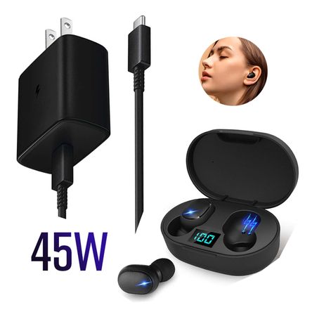 Cargador para Samsung 45w Carga Rapida  Audifonos tipo Airdots