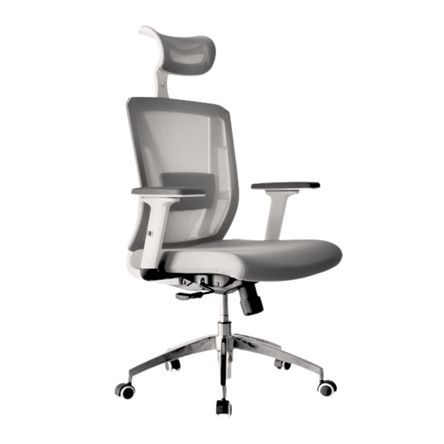 Silla De Oficina Presidente Delphi II BA Gris möbelArt