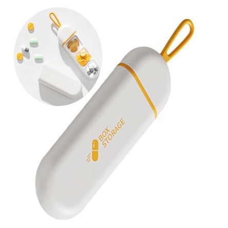 Mini pastillero diario portátil para guardar medicamentos Mini pastillero diario portátil para guardar medicamentos