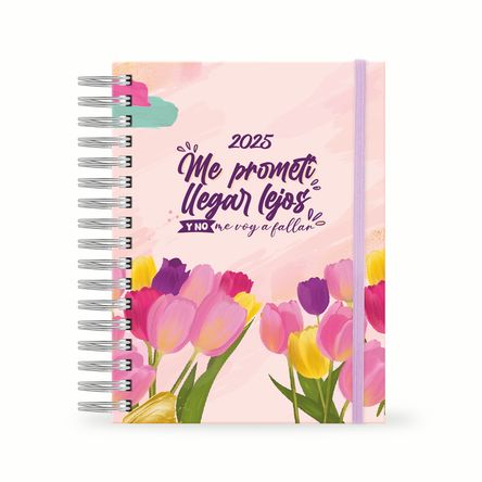 Agenda Diaria 2025 Feliz Impresión - Tulipan