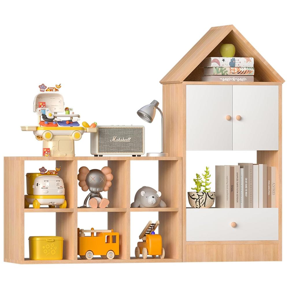 Librero + Estante Infantil Amore Home Charis