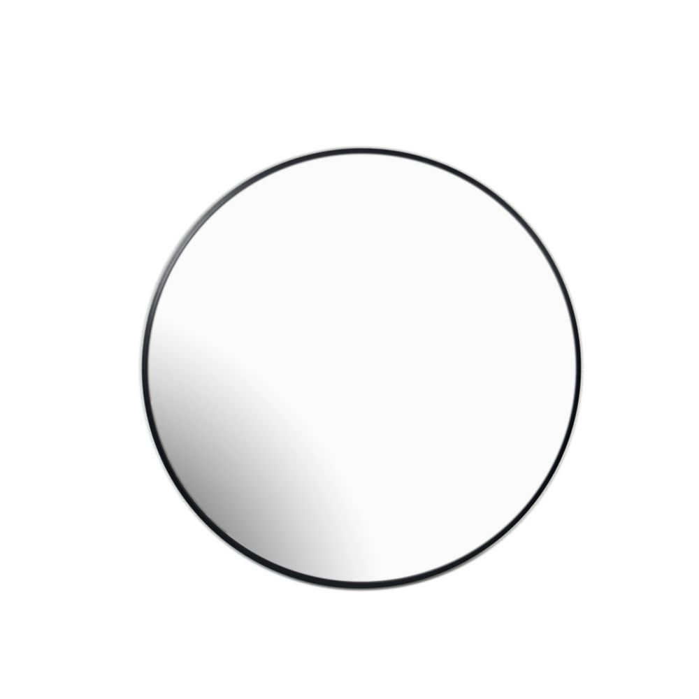 Espejo Circular 70 Cm Negro
