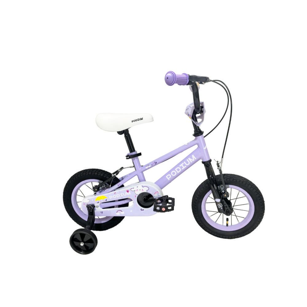 Bicicleta Podium Para Niño Odysseus Aro 12"" Morado