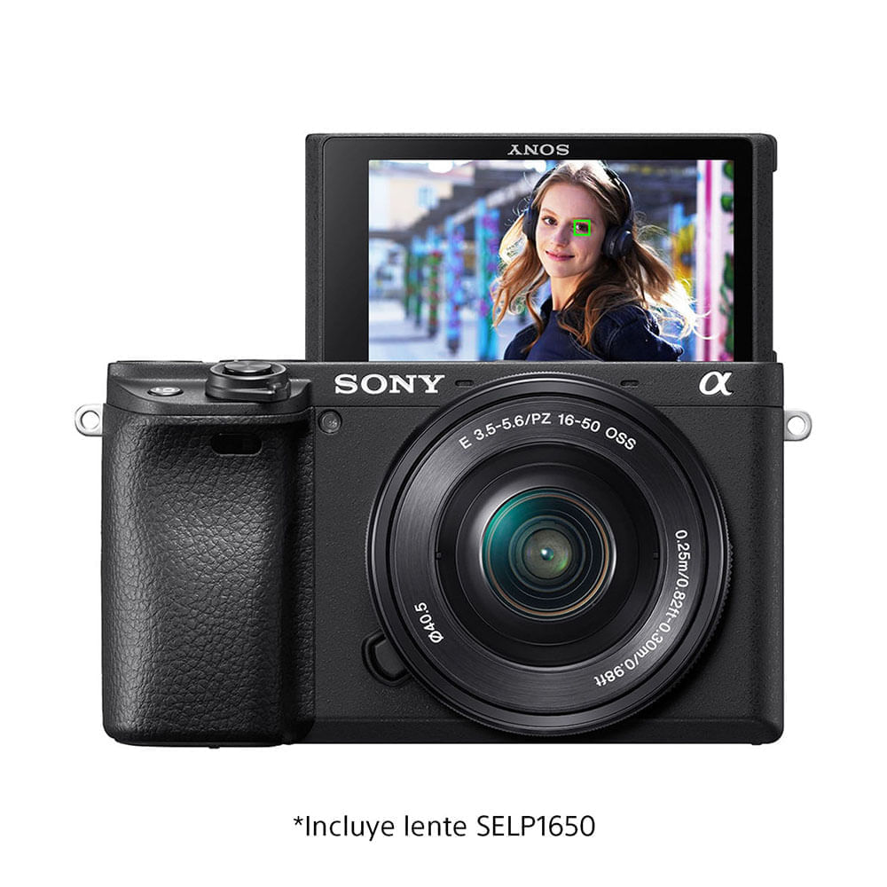 Cámara Sony ILCE-6400L/BE38