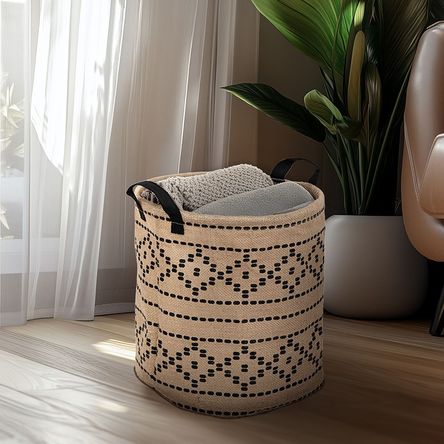 Cesta Decorativa Yute Friso 30cm Otoño
