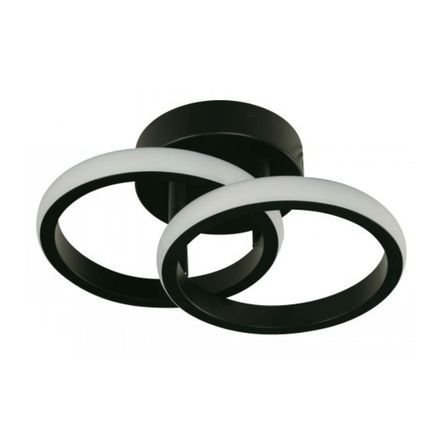 Lámpara Colgante LED Aros 18W 3CCT Negro de Ikelite Lámpara Colgante LED Aros 18W 3CCT Negro de Ikelite