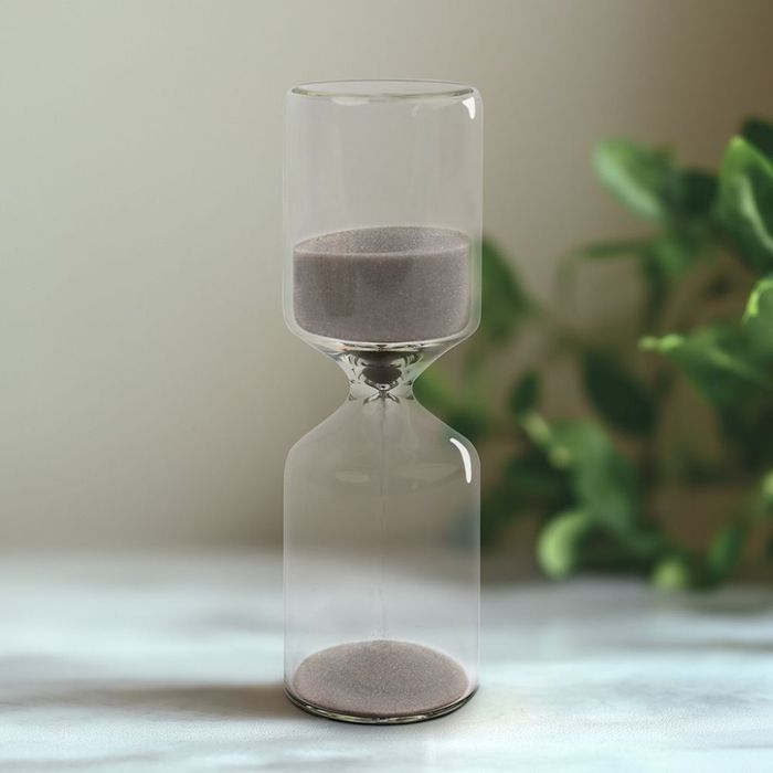 Reloj de Arena Moderno 12cm Otoño Orange Promart