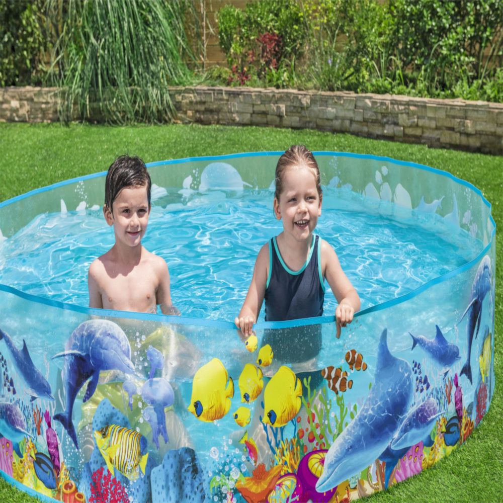 Piscina Aro Bestway Con Motivos Marinos