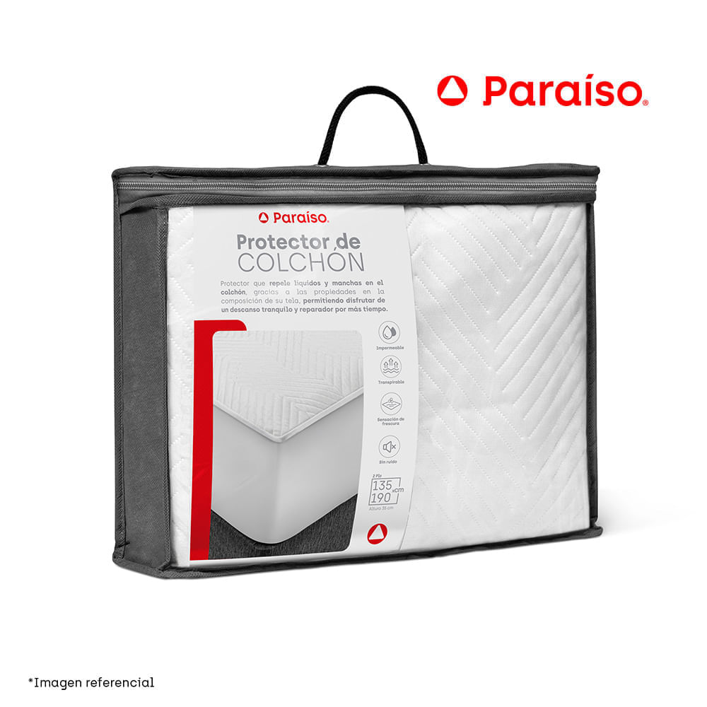 Protector de Colchon Impermeable Paraíso 2 plazas