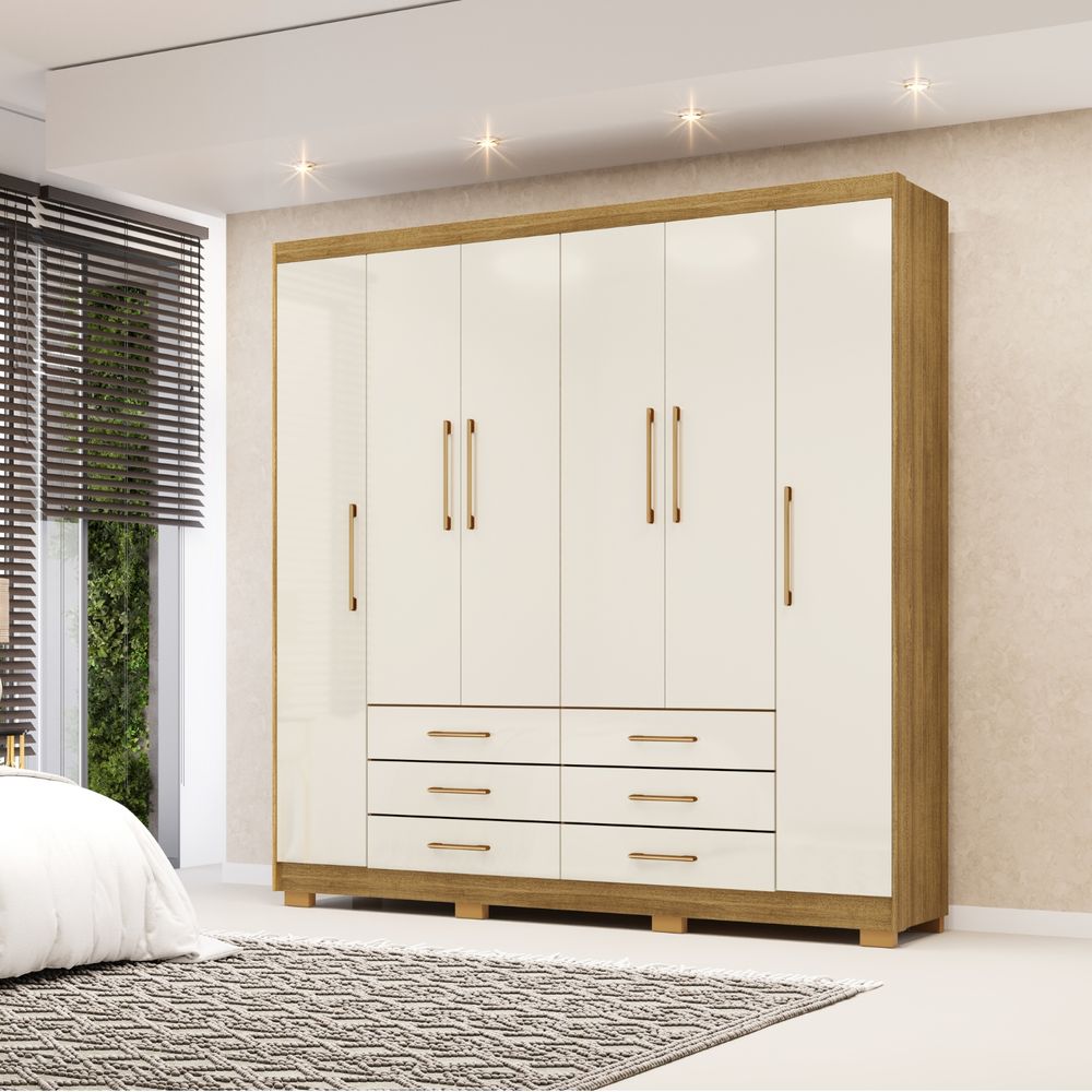 Ropero Nabila 6 Puertas 6 Cajones