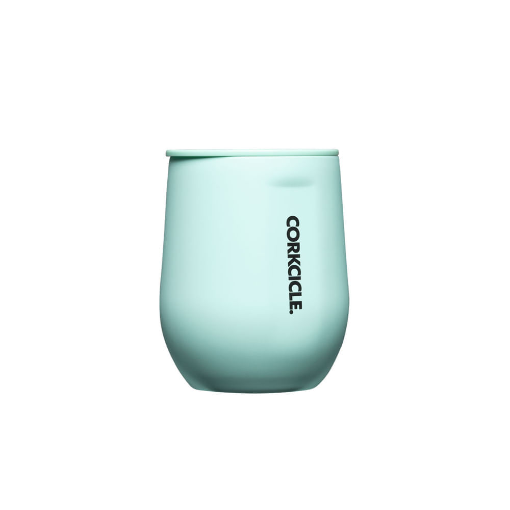Vaso Corkcicle Acero Inoxidable Steml 12 Oz Steal Verde