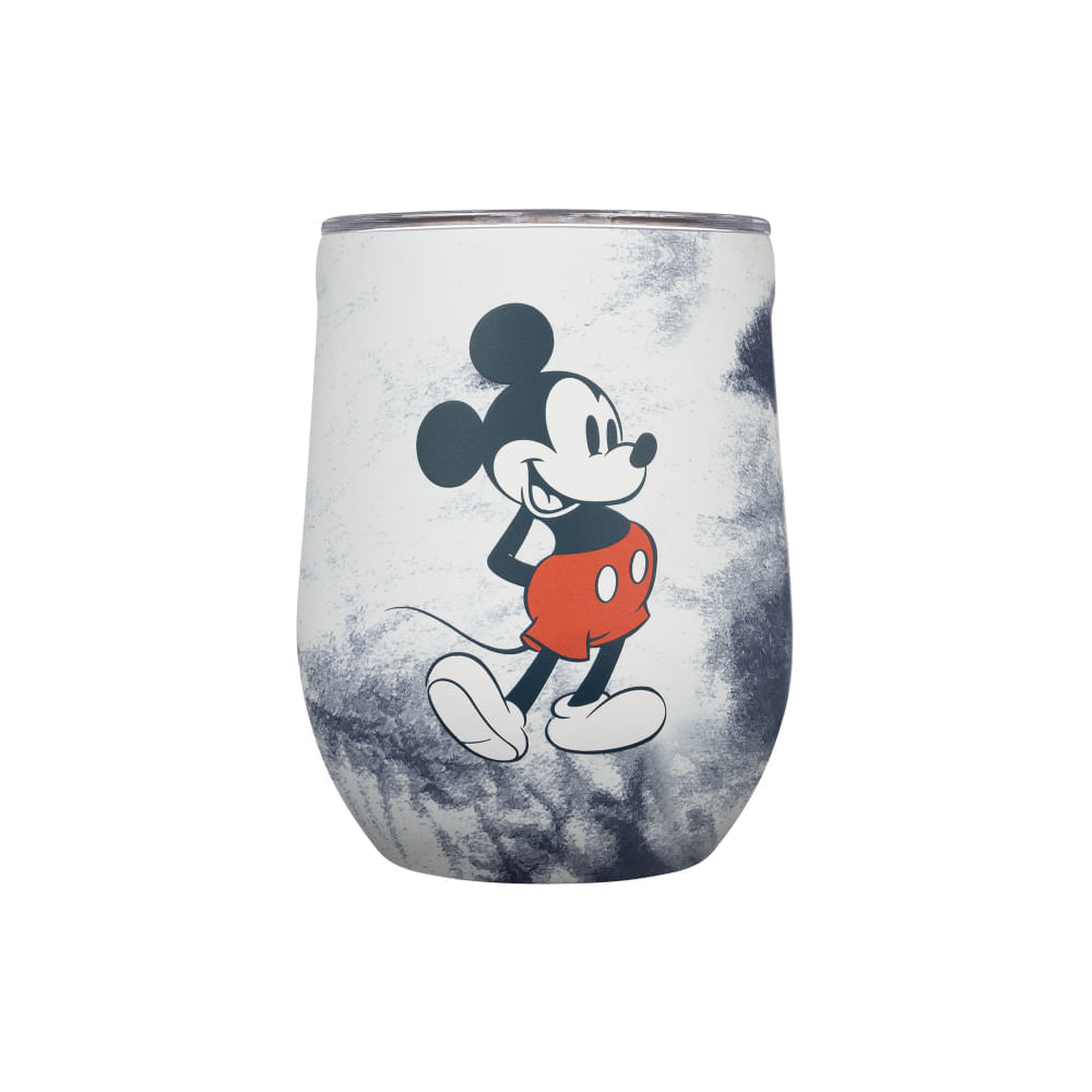 Stemless 12 Oz Disney Mickey- Tie Dye Gris