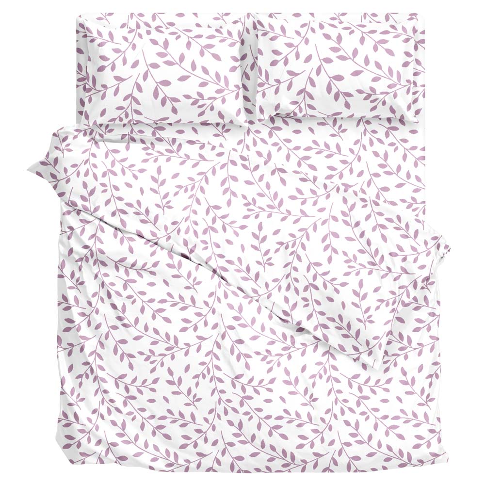 Sábana DECO HOME Micro Queen Flore Rosado