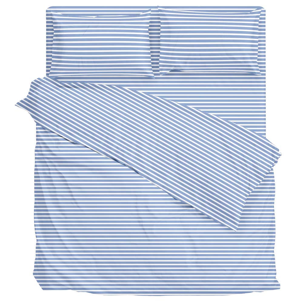 Sábana DECO HOME Micro Queen Raya Celeste