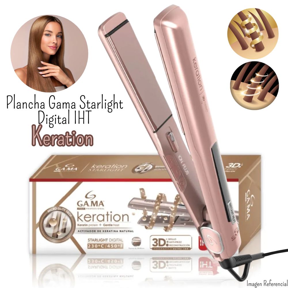 Alisadora Plancha Elegance Keration Gama Planchita Elegance