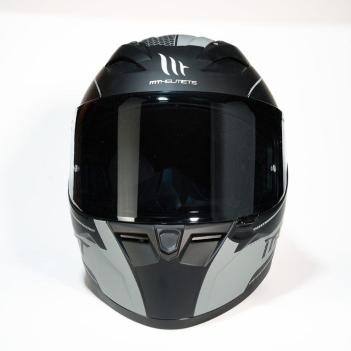 Casco mt segment-dot raceline gris mat l Promart