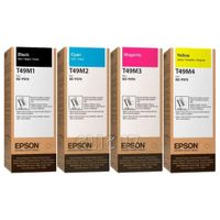 Kit Tinta Epson T49M Negro Cian Magenta Amarillo Original