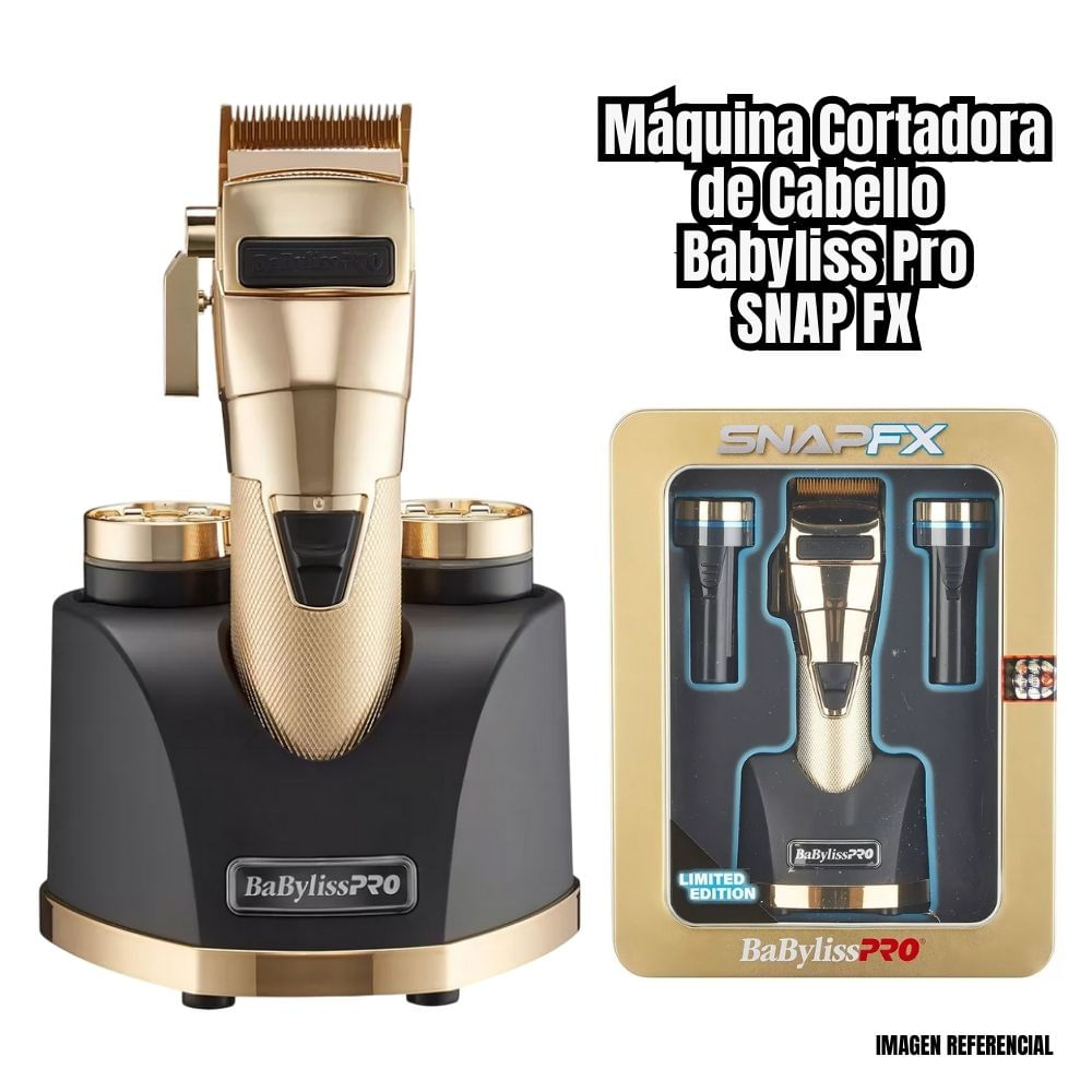 Maquina de Cortar Cabello BabylissPro SNAPFX - Dorado