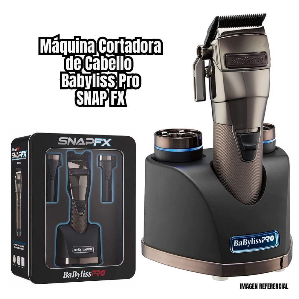 Maquina de Cortar Cabello BabylissPro SNAPFX - GRIS