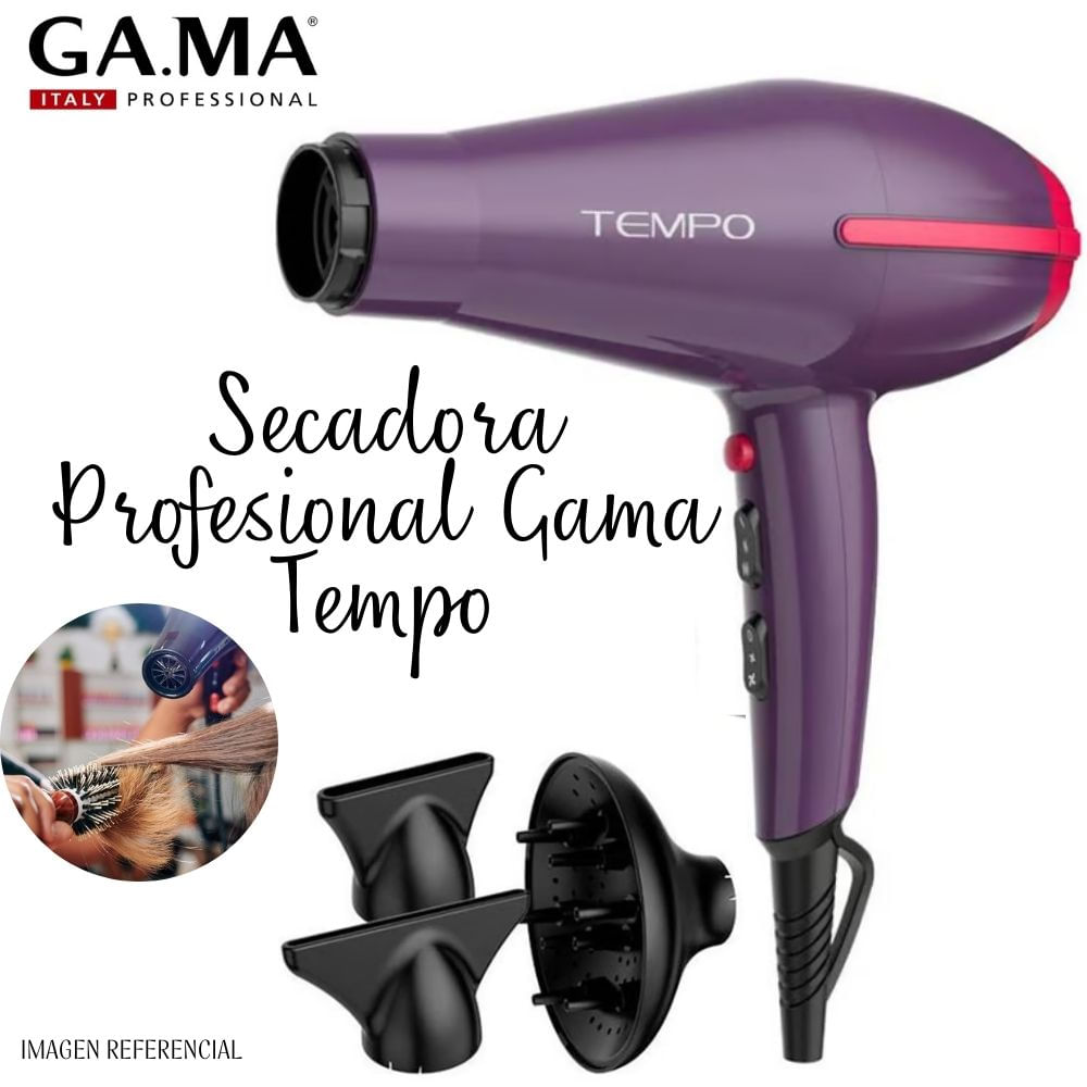 Secadora Profesional Gama Tempo Ceramic  2200 watts - MORADO