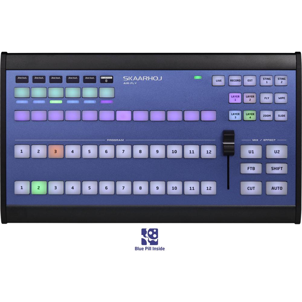 Controlador SKAARHOJ Air Fly para vMix con Tecnología Blue Pill: Controlador de Escritorio, LEDs RBG