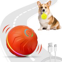 Pelota Interactiva para Perros Juguete LED de Rebote d6,5cm