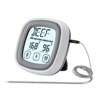 Termómetro Digital Cocina Carnes Pantalla Táctil Temporizador