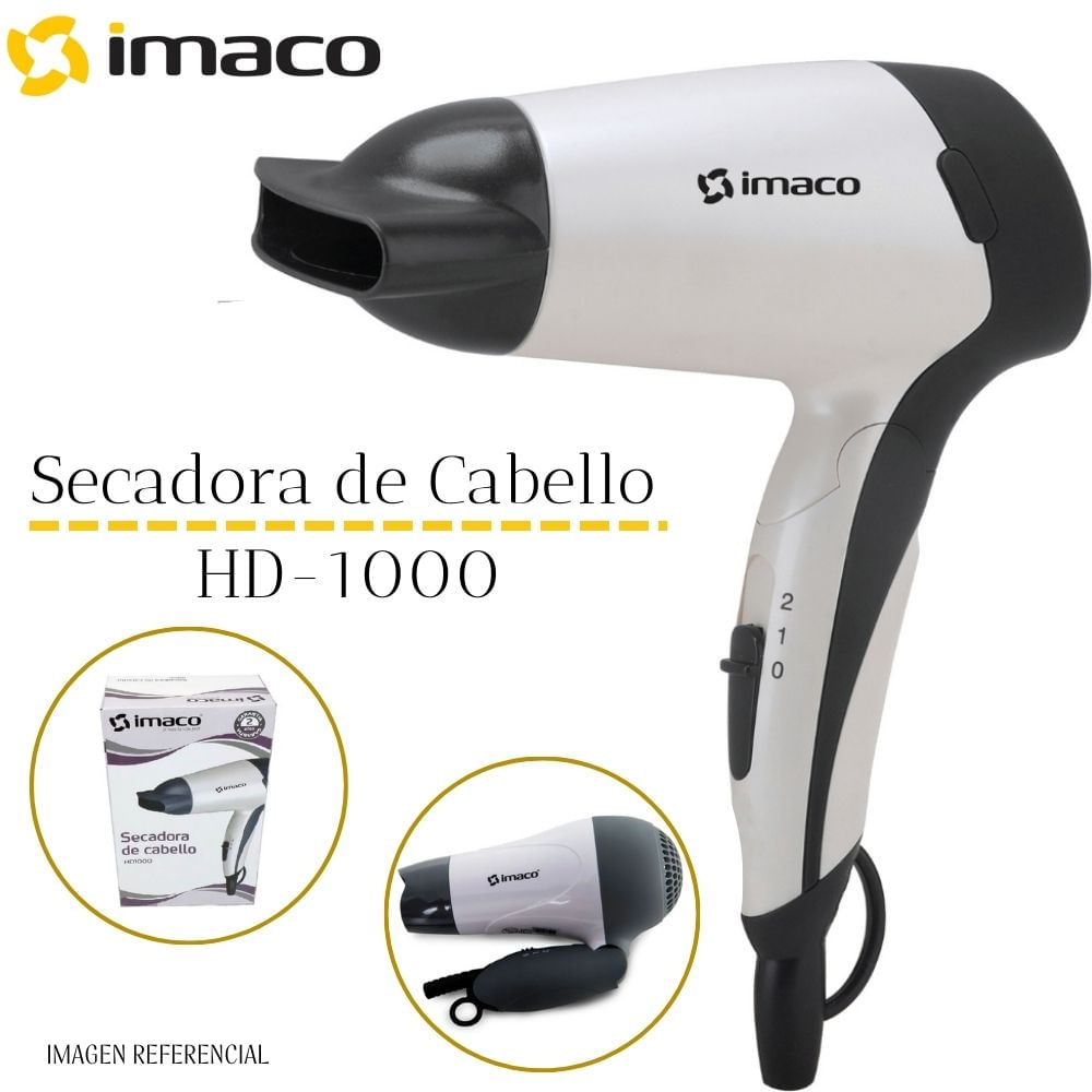 Secadora de Cabello Imaco 1000watts – HD1000
