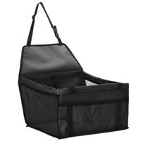 Asiento Portatil de Viaje para Mascotas Negro sin Huellas