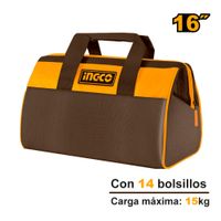Bolsa de Herramientas Ingco 16” 15KG HTBG281628