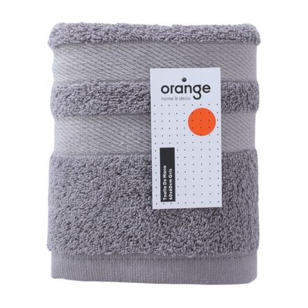 Toalla de Mano Orange 40x60cm Gris Toalla de Mano Orange 40x60cm Gris