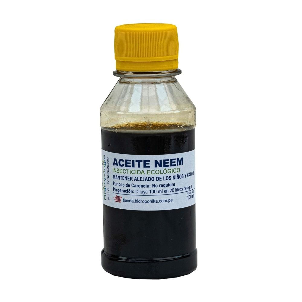 Aceite de Neem 100ml Rinde para 20 Litros Hidromec
