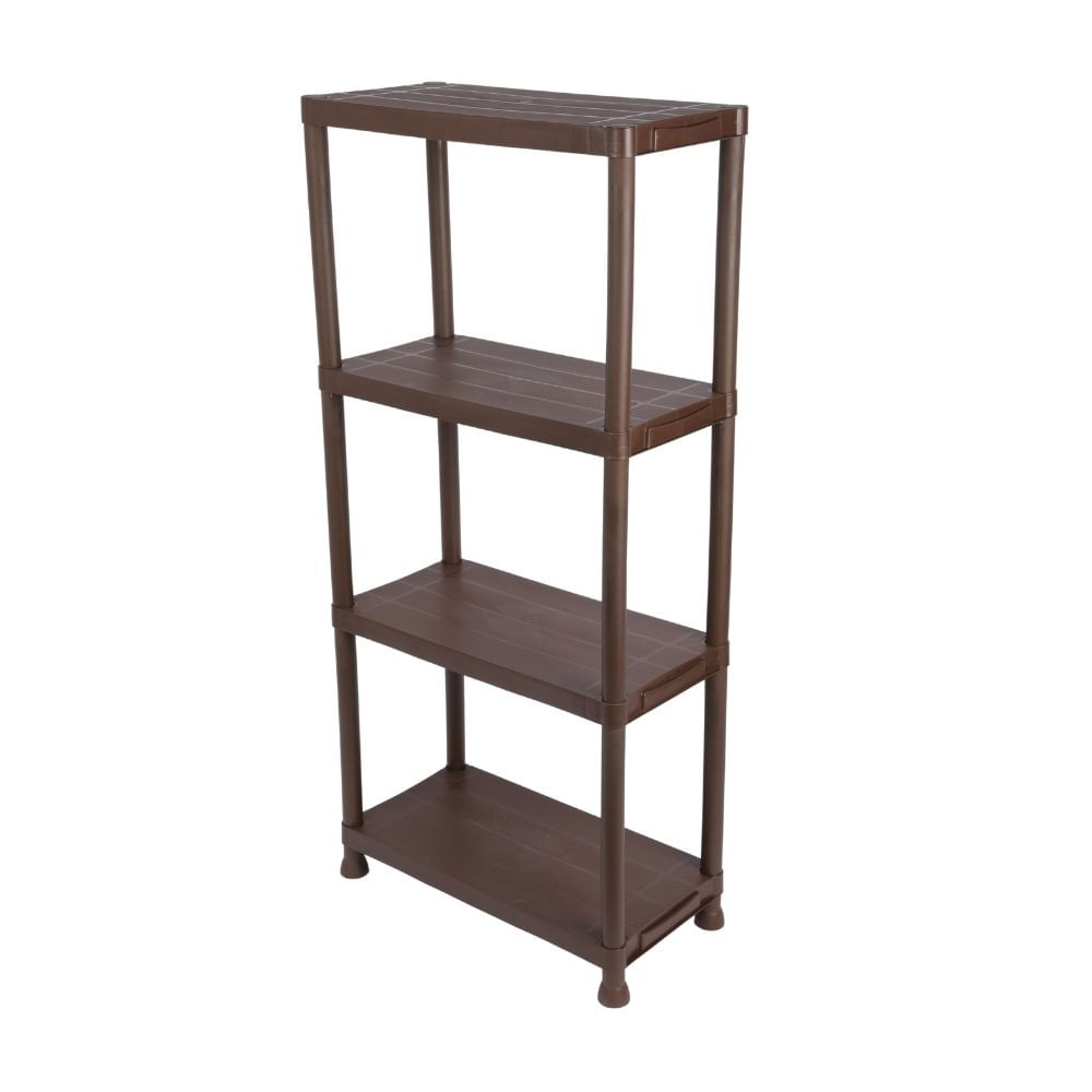 Estante de Plástico Orange Modelo PR012302 Chocolate de 4 Niveles