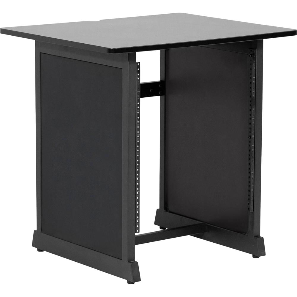Mueble para Creación de Contenido Gator Serie 12 RU - Mesa Rack de Estudio (Negro) con Espacio para