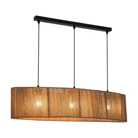 Lámpara Colgante Orange Marion 3 Luces E27 Soga