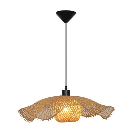 Lámpara Colgante Bambú Olivia E27 Orange