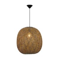 Lámpara Colgante Orange Lua 1 Luz E27 Bambú