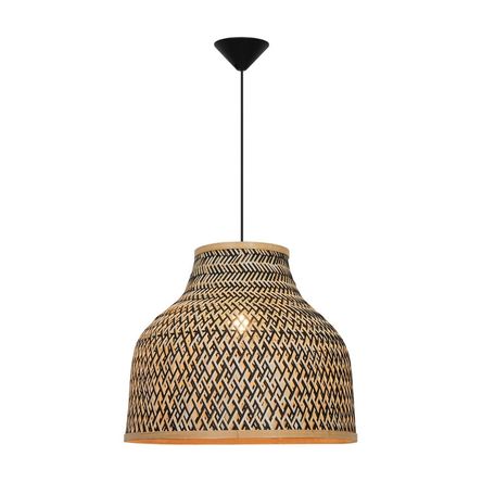 Lámpara Colgante Bambú Varadero Natural 1 Luz E27 Orange