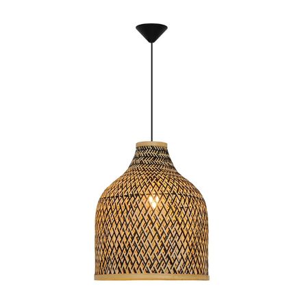 Lámpara Colgante Orange Varadero 1 Luz E27 Bambú 38cm