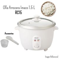 Olla Arrocera Imaco 1.5 Lt. - Blanco
