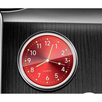 Reloj de Cuarzo para Interior de Auto - Rojo
