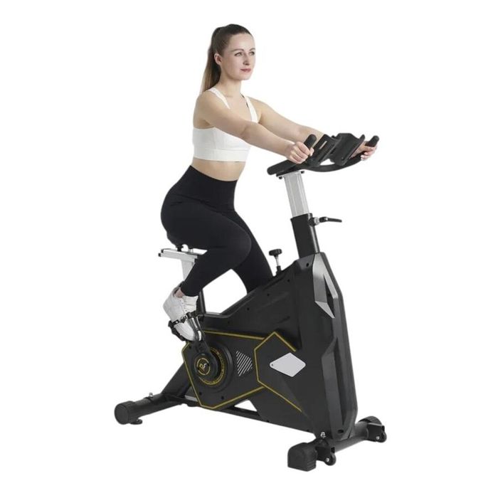 Bicicleta Estatica Spinning Black Alpha Gym Promart