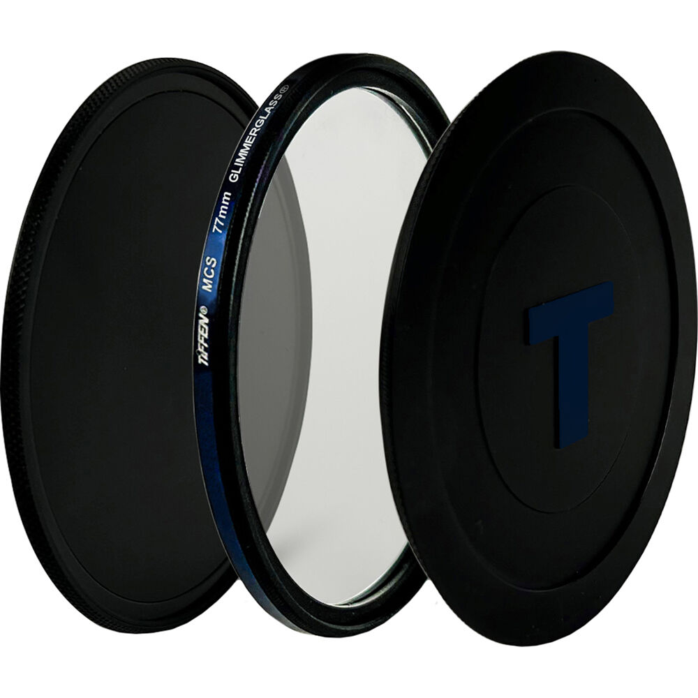 Filtro Tiffen MCS Glimmerglass (77mm, Grado 1/4) - Sistema de Montaje Magnético, Destellos Brillante