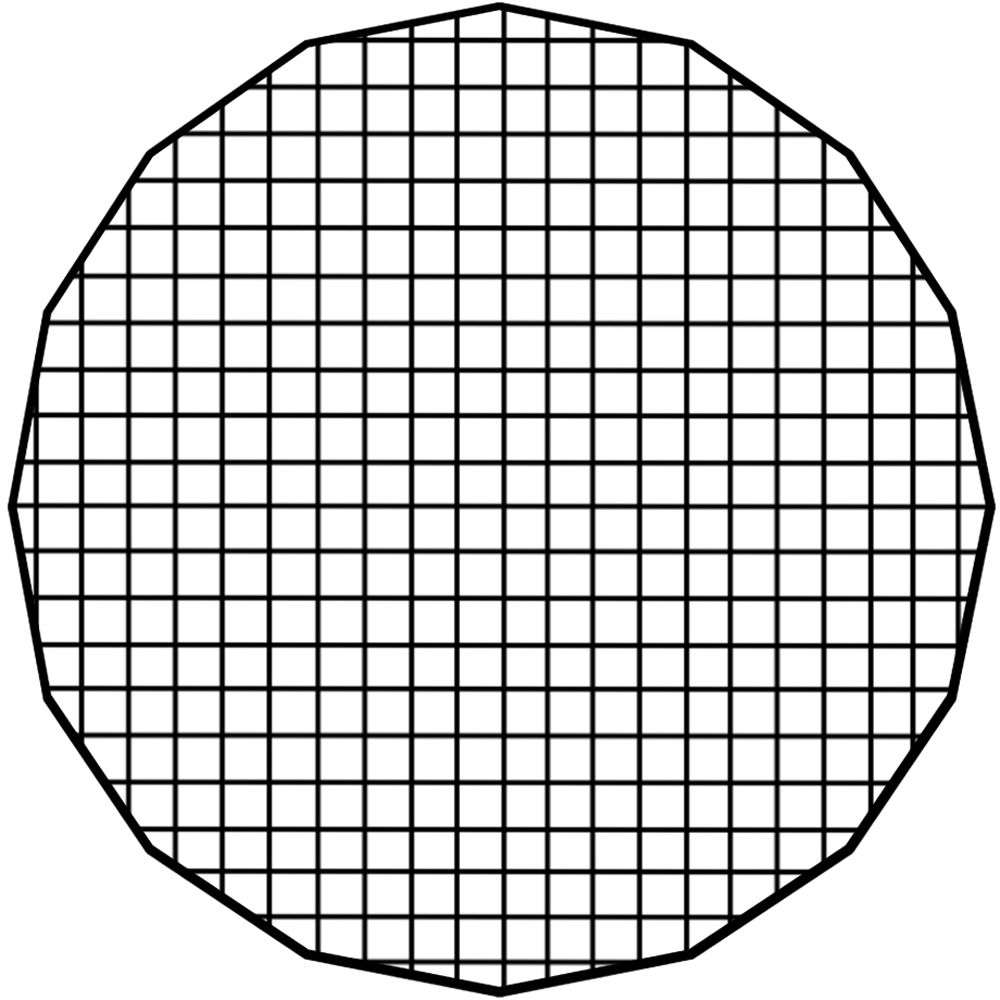 FotodioX Egg Crate Grid de 50° para Softbox Parabólico EZ-Pro Profundo (28"") - Controla Luz Excedent