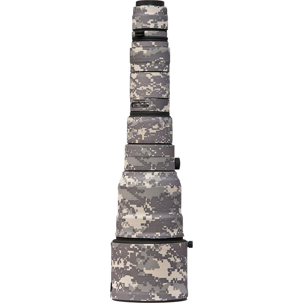 Funda LensCoat para el objetivo Sigma 300-800mm f/5.6 EX DG APO HSM (Camo Digital) - Impermeable, co