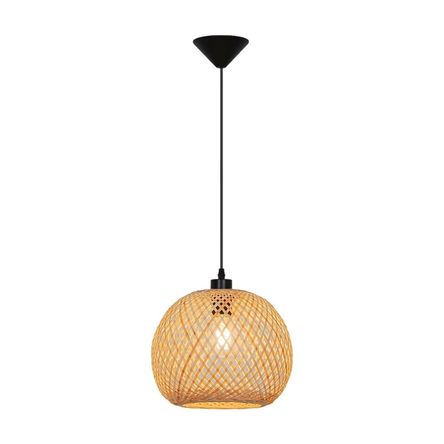 Lámpara Colgante Orange Niza 1 Luz E27 Bambú