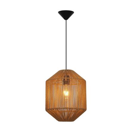 Lámpara Colgante Orange Bali 1 Luz E27 Soga